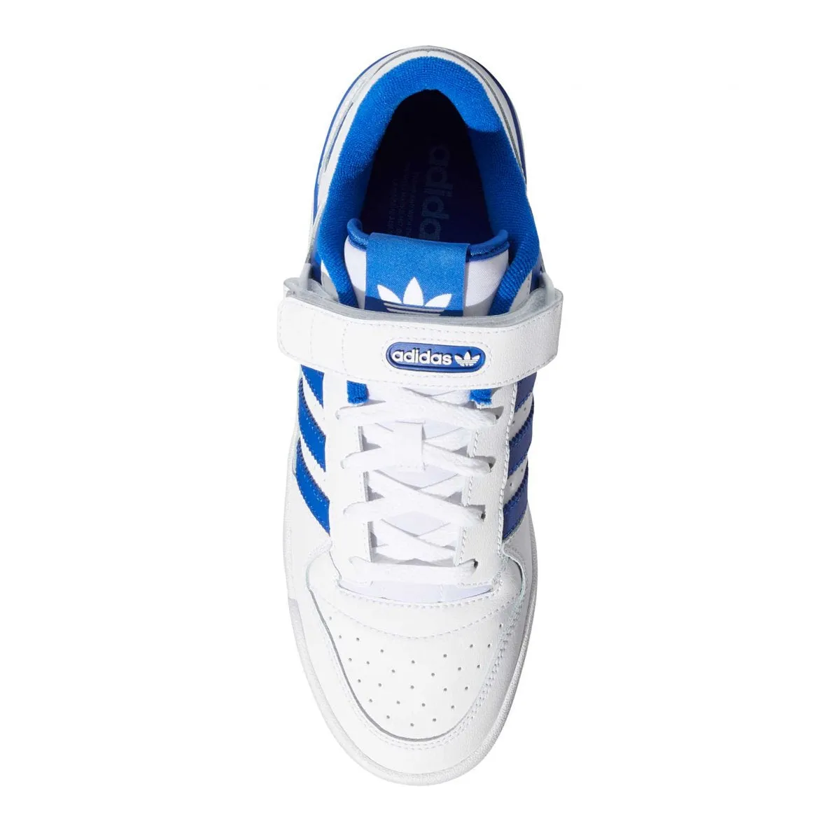 N373O Tenis Adidas Forum Low White Royal Blue