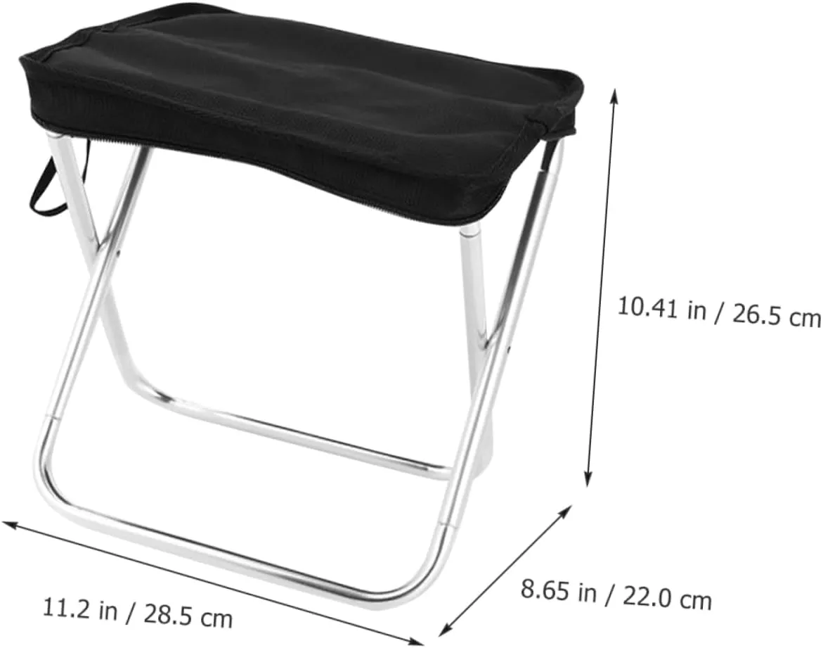 NAMOARLY Taburete Portátil para Camping y Silla Ultra Ligera para Viajes Excursiones y Actividades Al Aire Libre