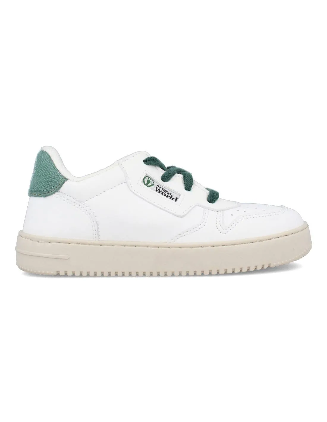 NATURAL WORLD  ZAPATILLA CASUAL KIDS COMBINADA ALBAHACA