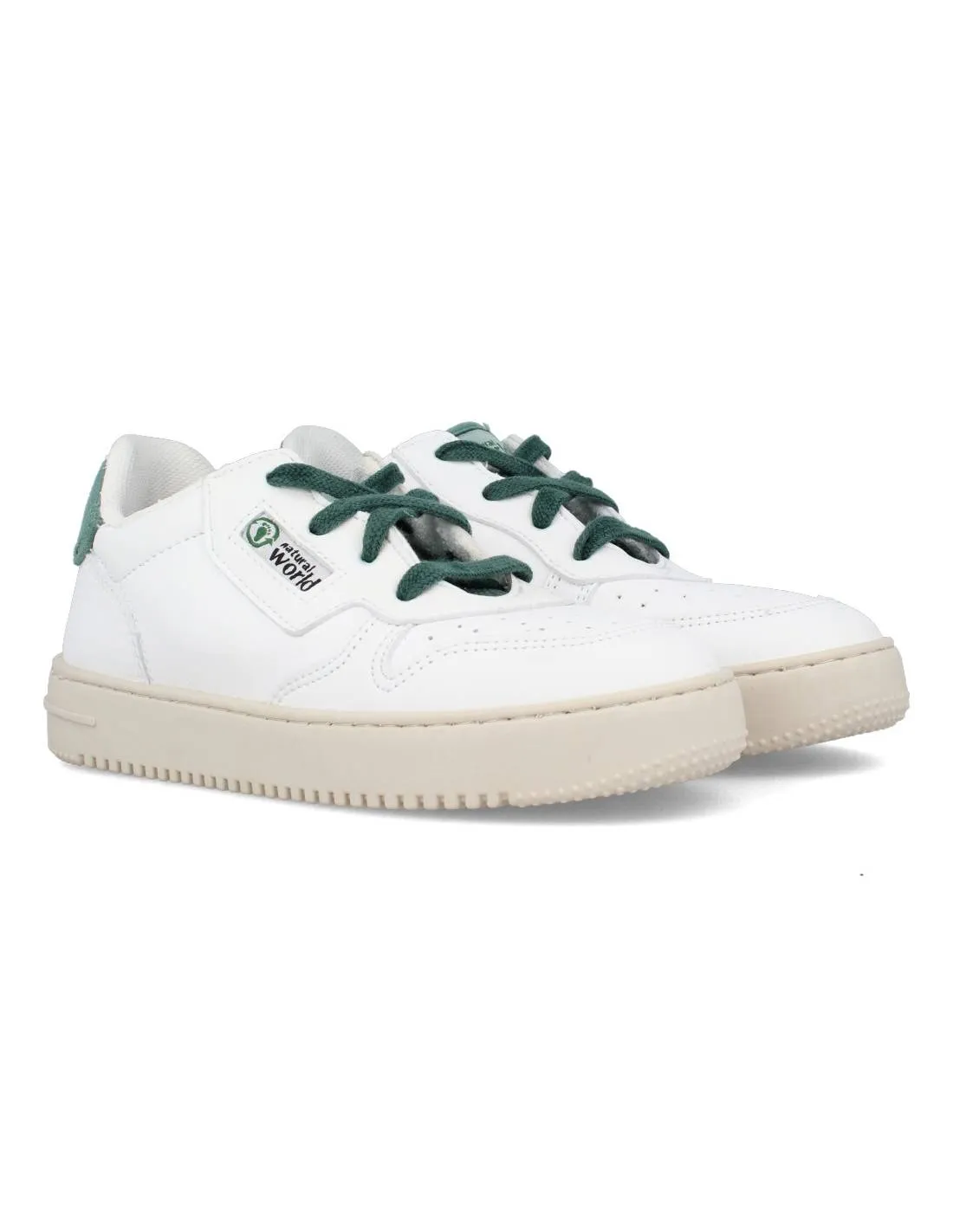 NATURAL WORLD  ZAPATILLA CASUAL KIDS COMBINADA ALBAHACA