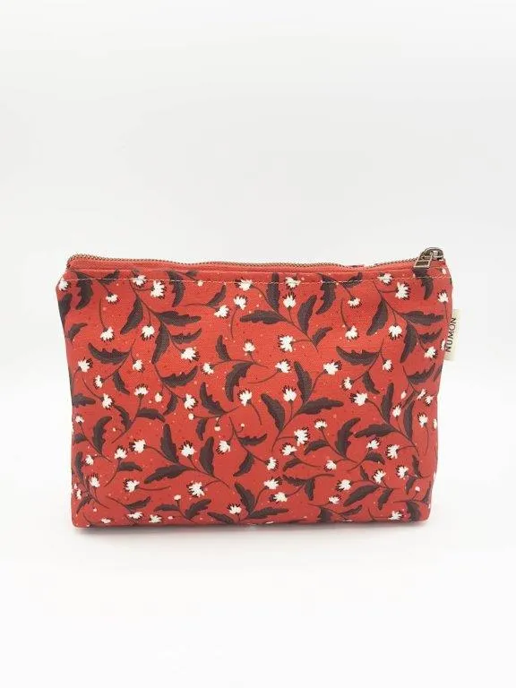 Neceser estampado tapicería reciclada