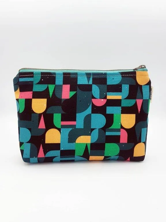 Neceser estampado tapicería reciclada