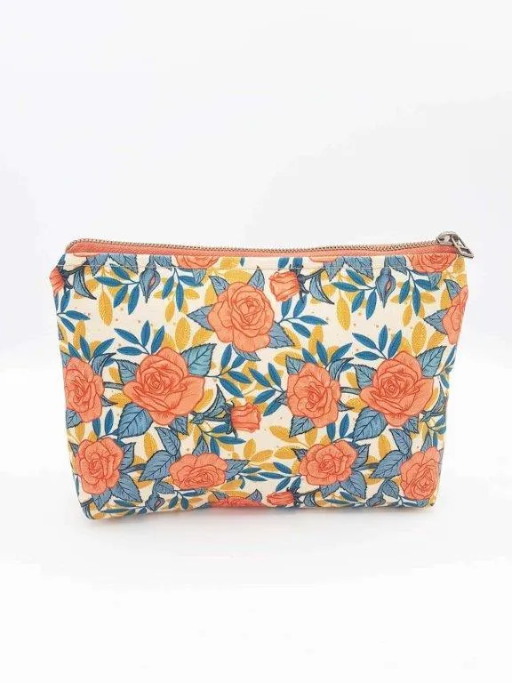 Neceser estampado tapicería reciclada