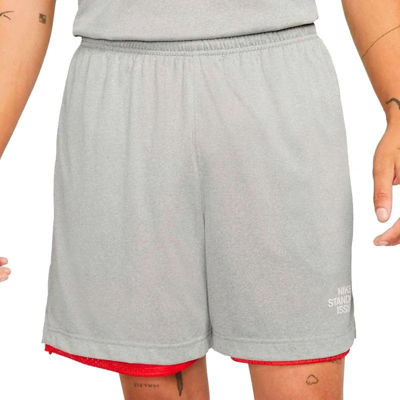 NIKE DF STANDARD ISSUE REVERSIBLE SHORT RED