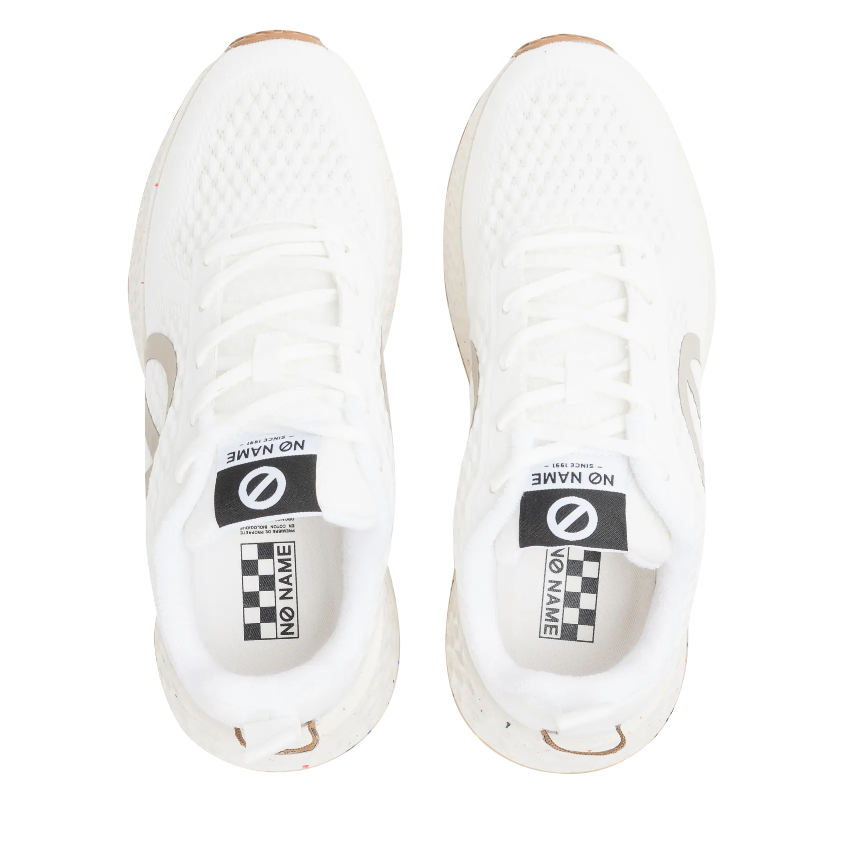 NO NAME CARTER FLY  ZAPATILLAS BAJAS DE MALLA EN BLANCO