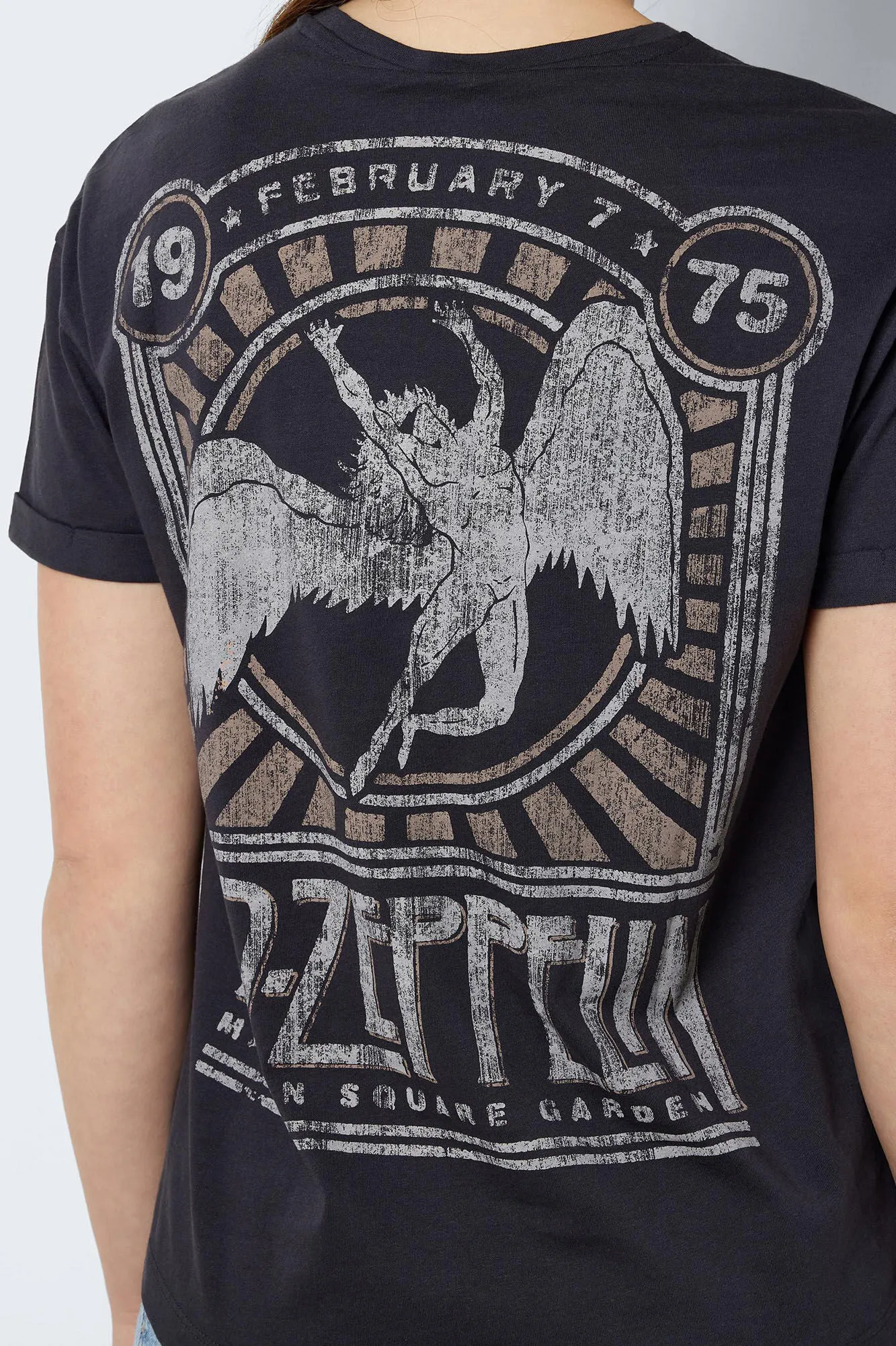 Noisy May Camiseta estampado frontal y trasero