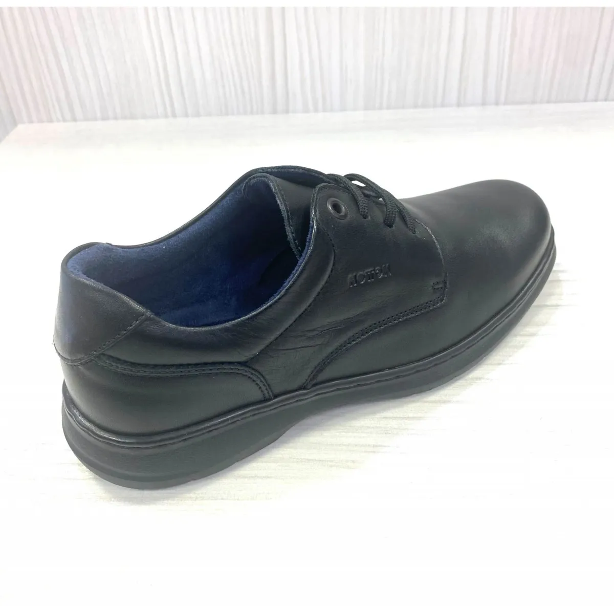 Notton zapato ancho especial hombre con cordón N0603