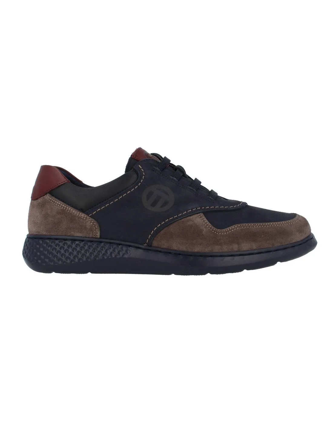 NOTTON  ZAPATO SPORT ELáSTICOS BICOLOR MARINO