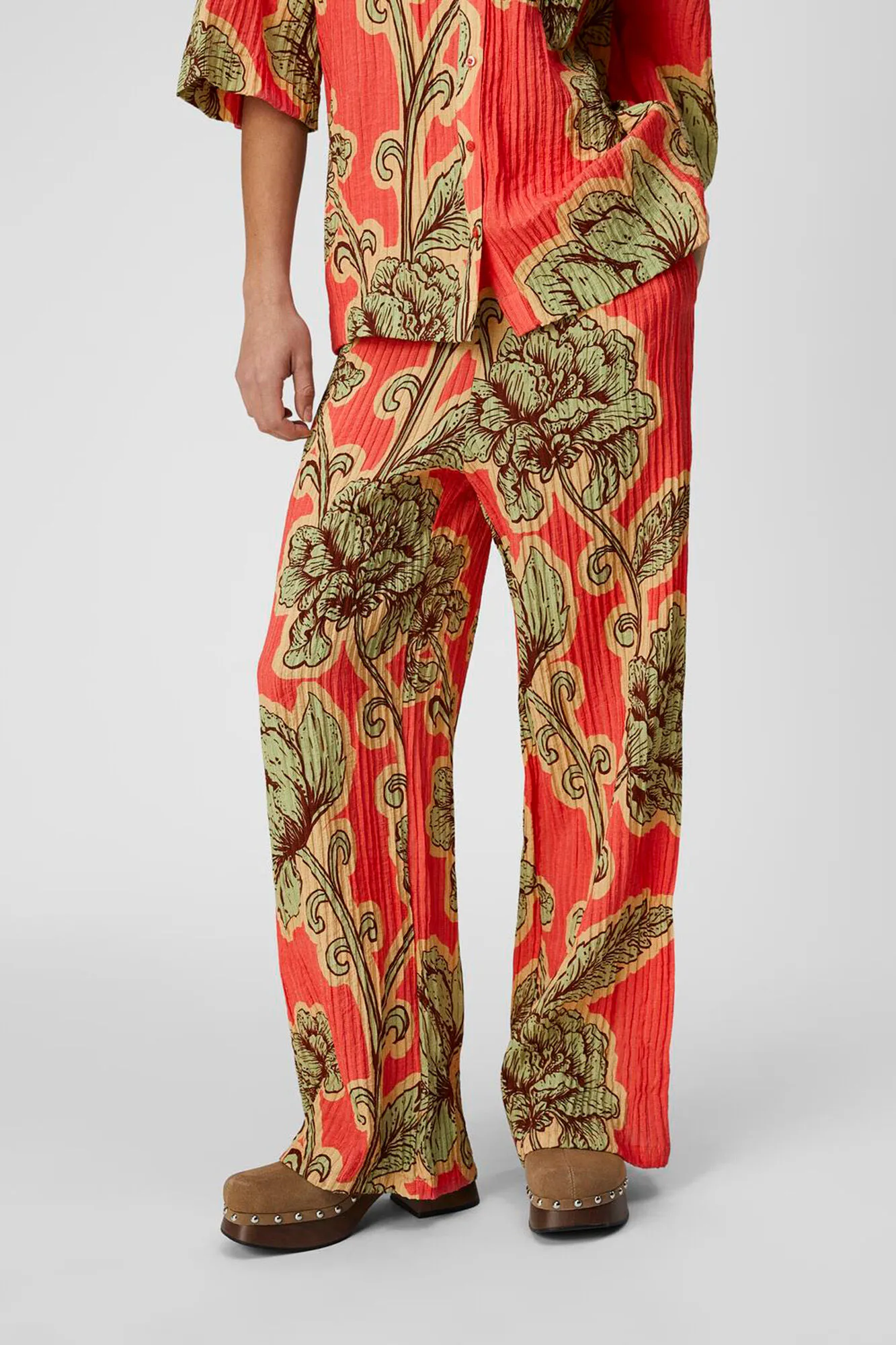 Object Pantalón ancho estampado Ecovero