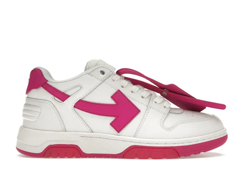 OFFWHITE OUT OF OFFICE CALF LEATHER WHITE FUCHSIA W