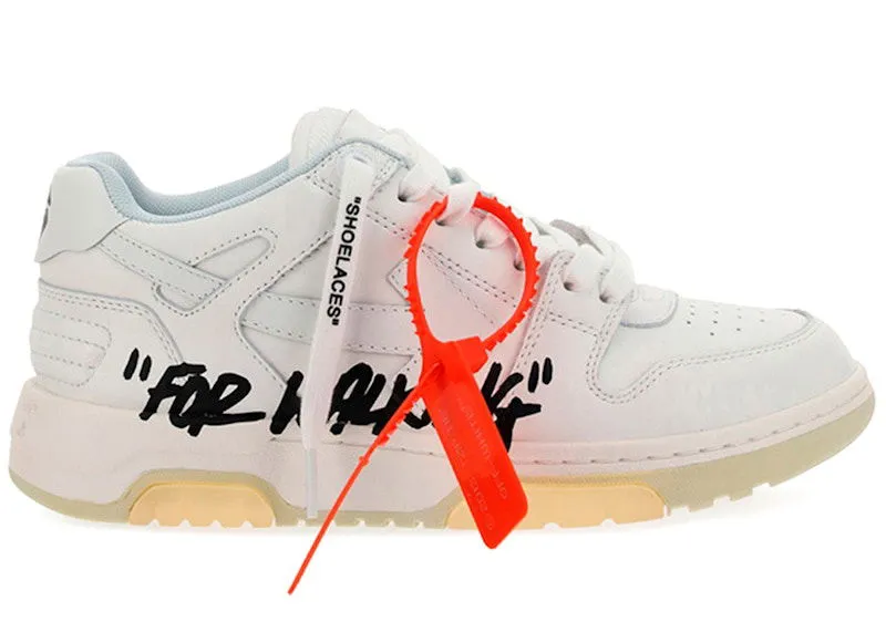 OFFWHITE OUT OF OFFICE LOW "FOR WALKING" WHITE BLACK W