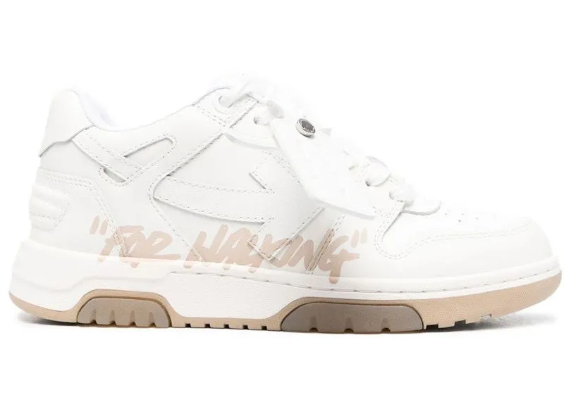 OFFWHITE OUT OF OFFICE LOW "FOR WALKING" WHITE SAND W
