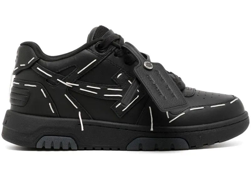 OFFWHITE OUT OF OFFICE LOW SARTORIAL STITCHING BLACK BLACK W