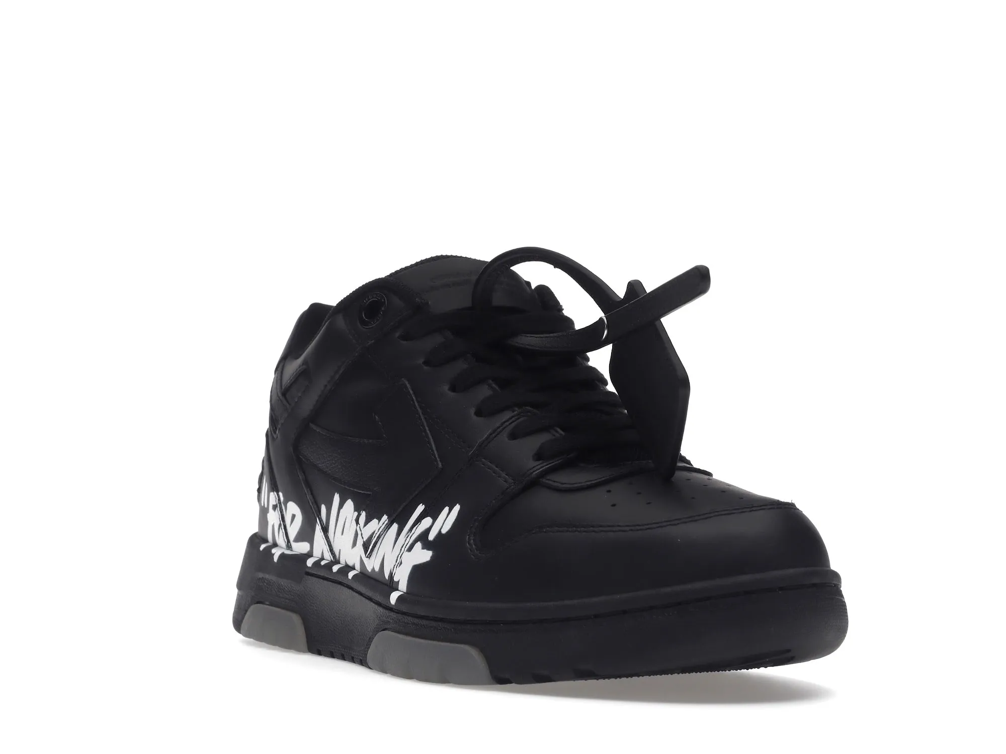 OFFWHITE OUT OF OFFICE OOO FOR WALKING LOW TOPS BLACK WHITE