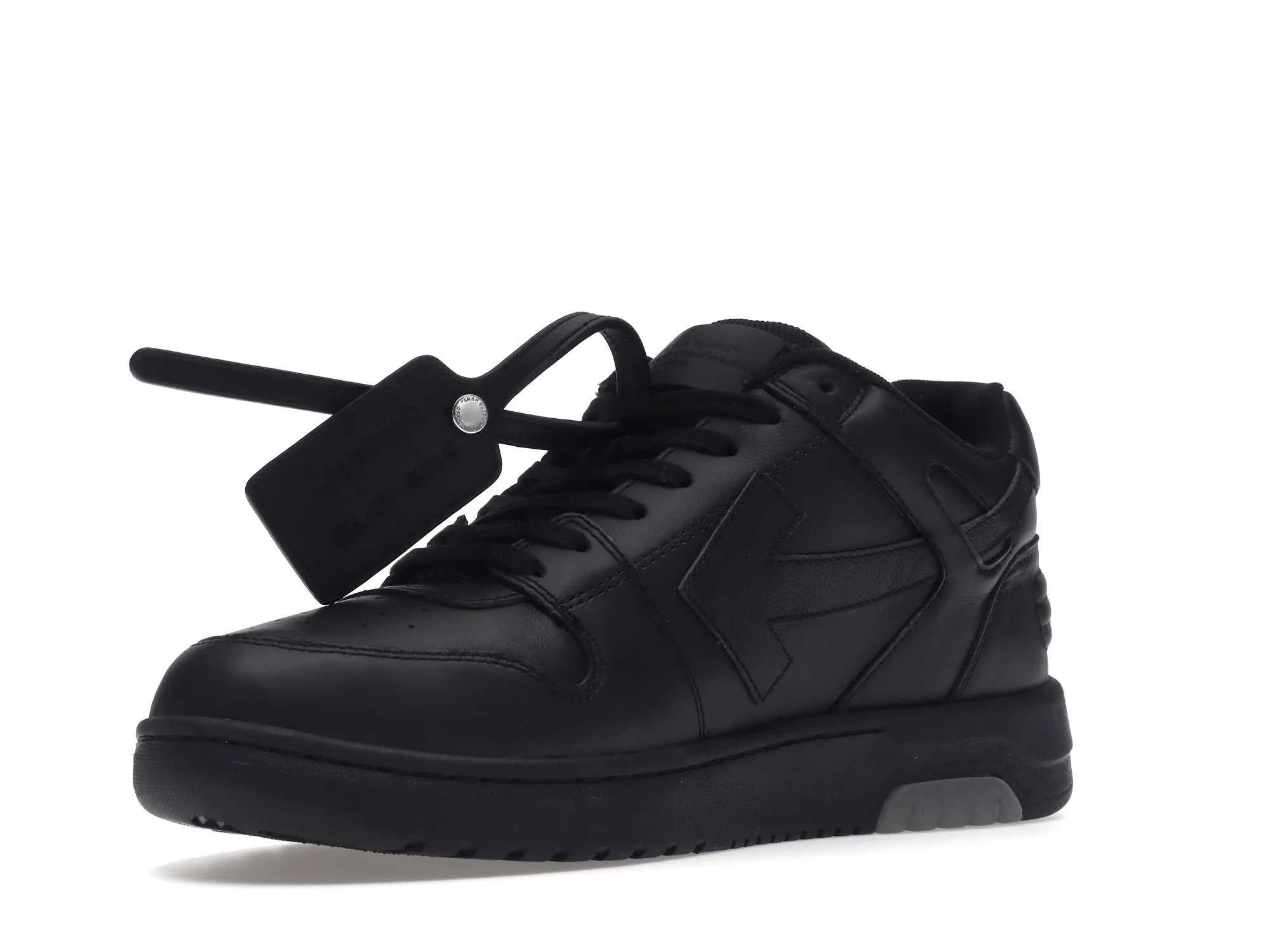 OFFWHITE OUT OF OFFICE OOO FOR WALKING LOW TOPS BLACK WHITE