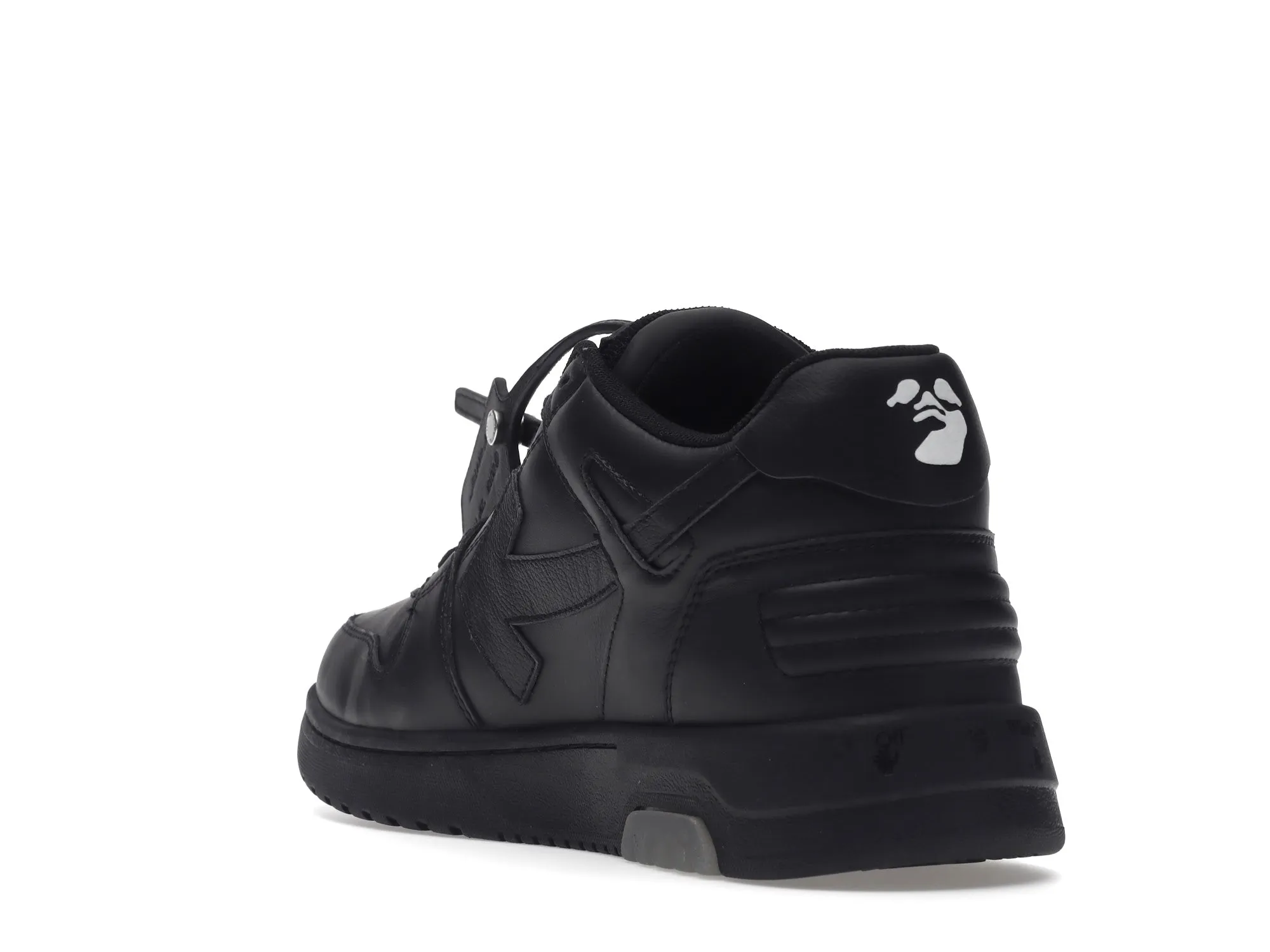 OFFWHITE OUT OF OFFICE OOO FOR WALKING LOW TOPS BLACK WHITE