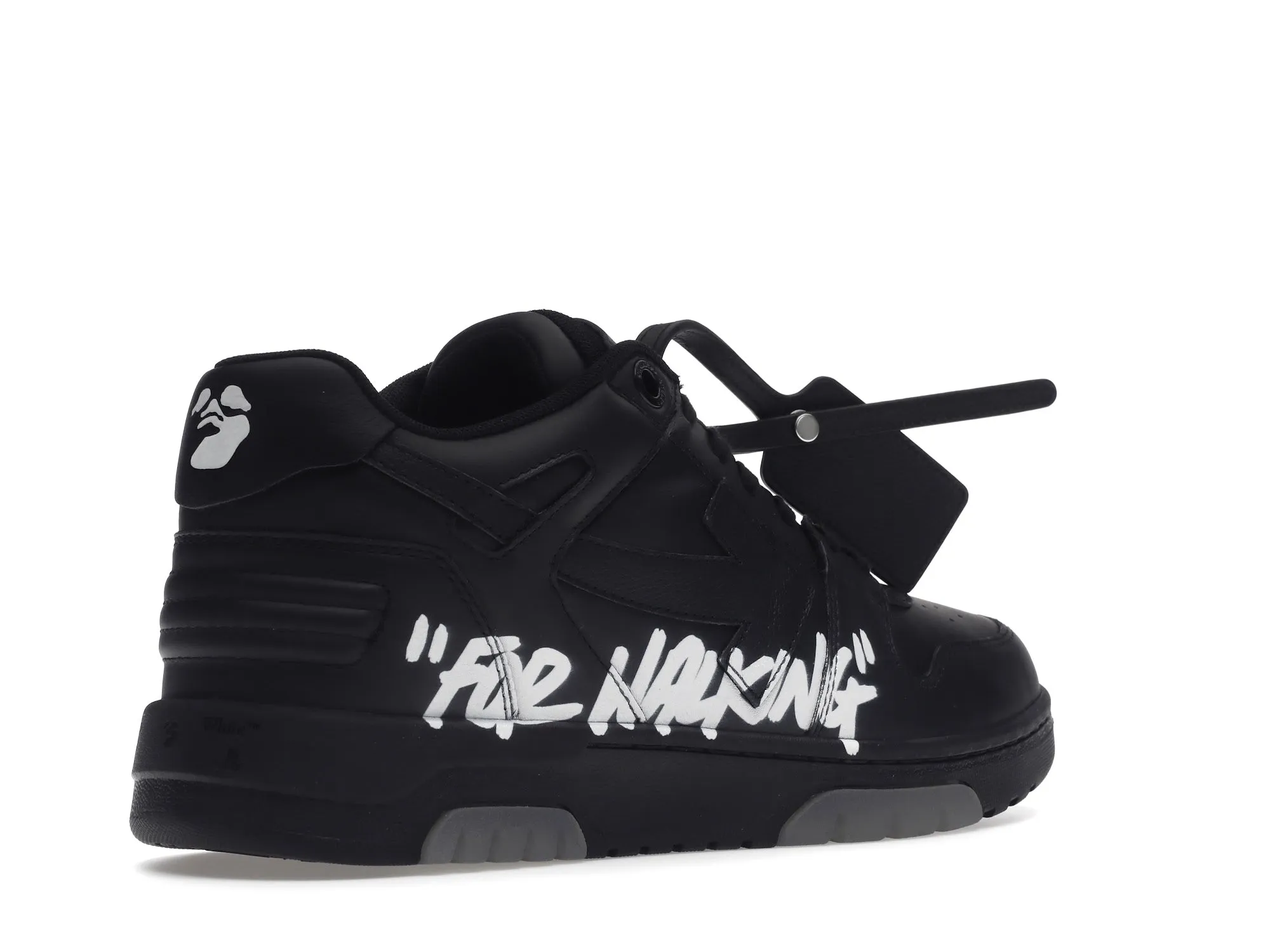 OFFWHITE OUT OF OFFICE OOO FOR WALKING LOW TOPS BLACK WHITE