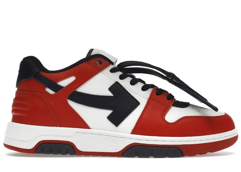 OFFWHITE OUT OF OFFICE OOO LOW TOPS BLACK WHITE RED