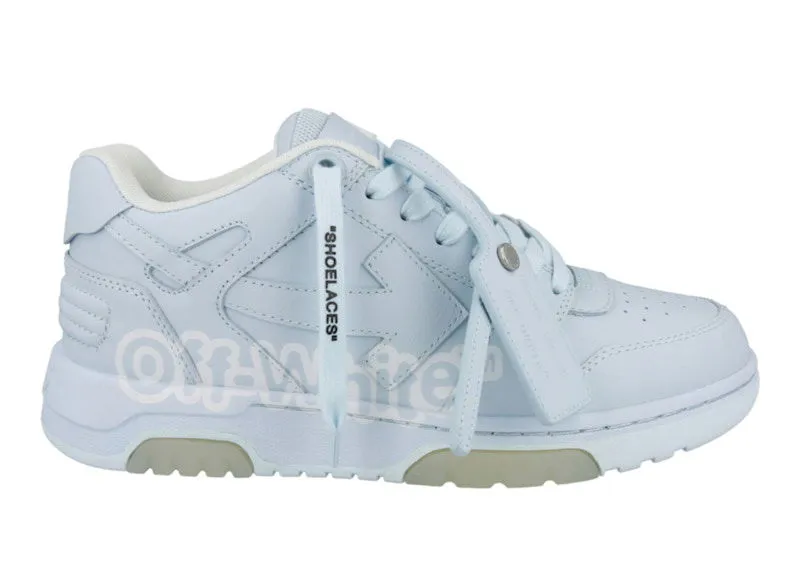 OFFWHITE OUT OF OFFICE OOO LOW TOPS LIGHT BLUE WHITE
