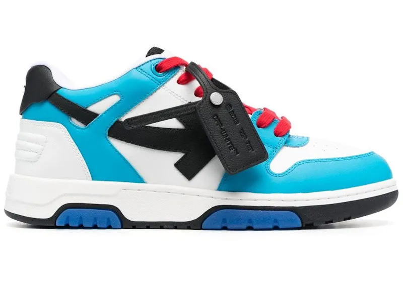 OFFWHITE OUT OF OFFICE OOO LOW TOPS WHITE ARCTIC BLUE RED