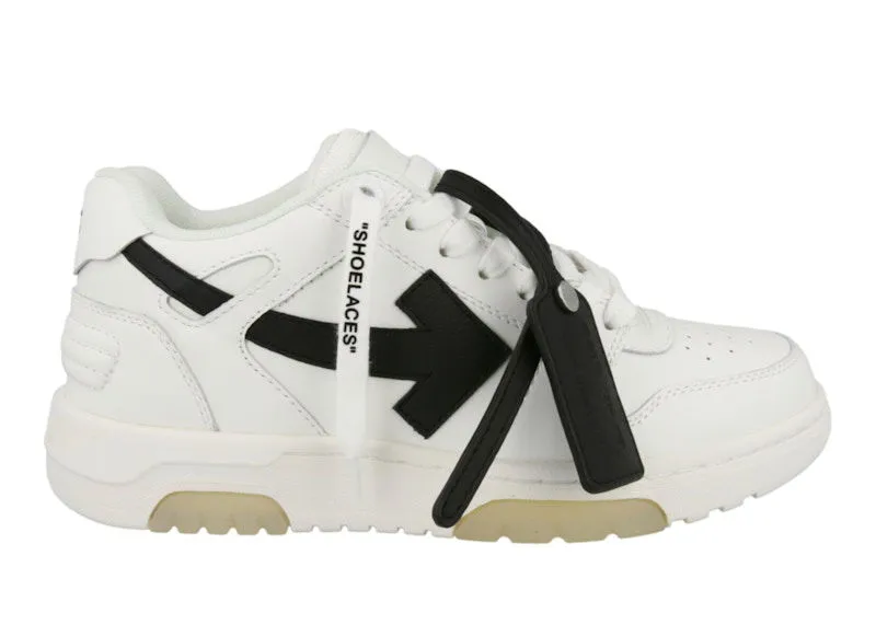 OFFWHITE OUT OF OFFICE OOO LOW TOPS WHITE BLACK W