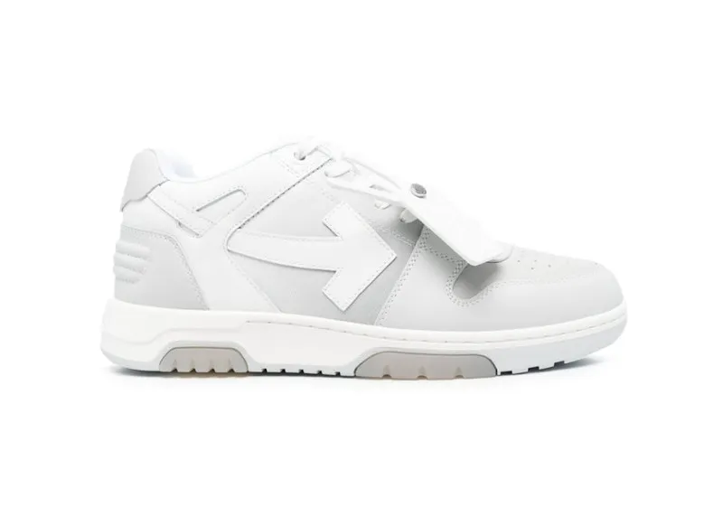 OFFWHITE OUT OF OFFICE OOO LOW TOPS WHITE GRAY