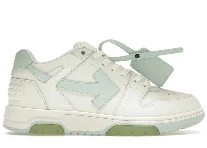 OFFWHITE OUT OF OFFICE OOO LOW TOPS WHITE MINT