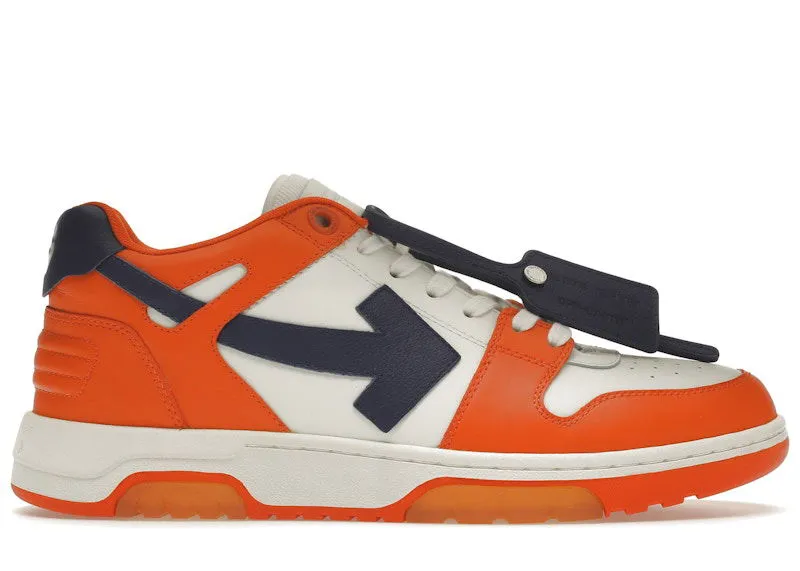 OFFWHITE OUT OF OFFICE OOO LOW TOPS WHITE ORANGE BLUE