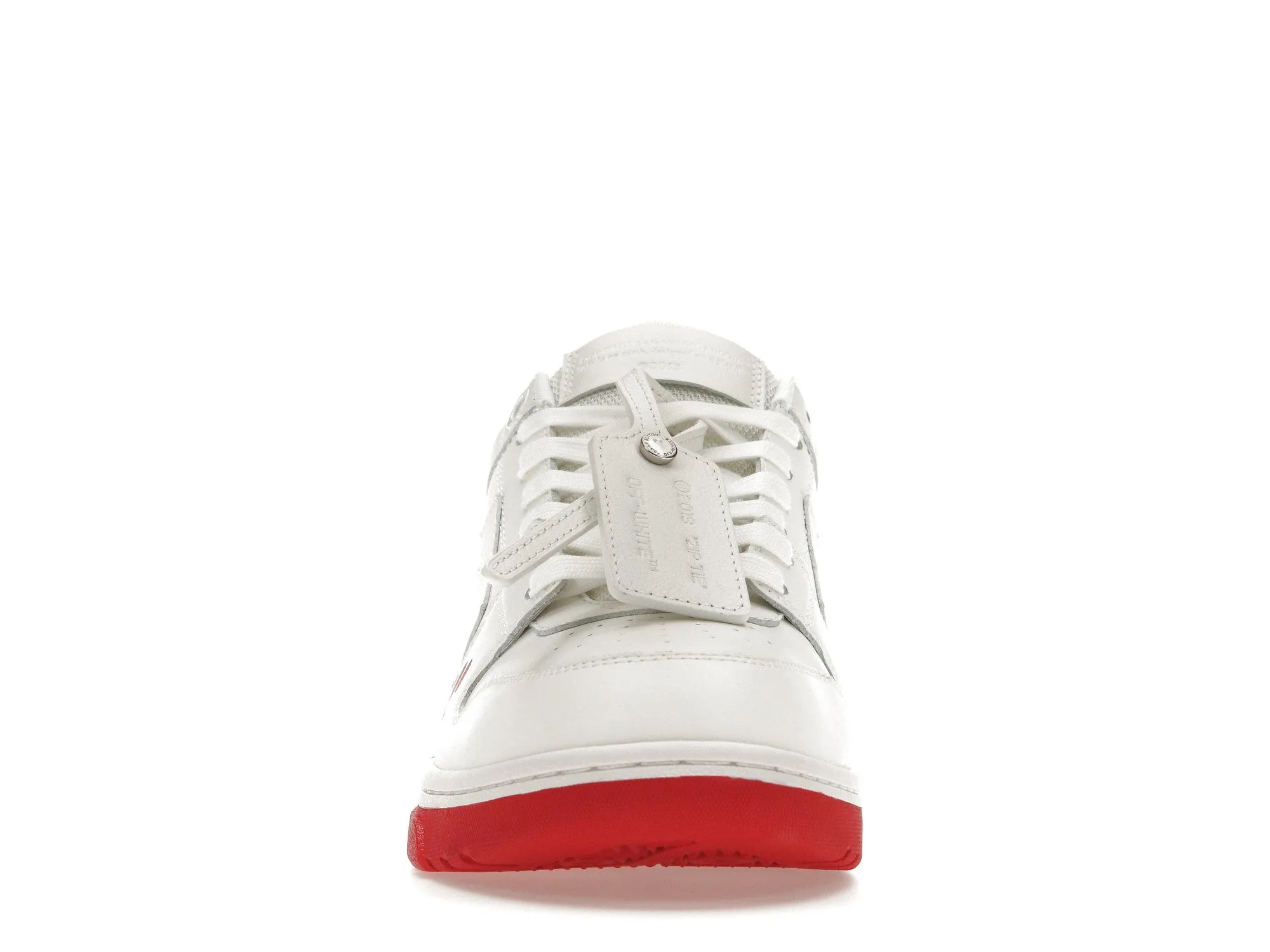 OFFWHITE OUT OF OFFICE OOO LOW TOPS WHITE RED
