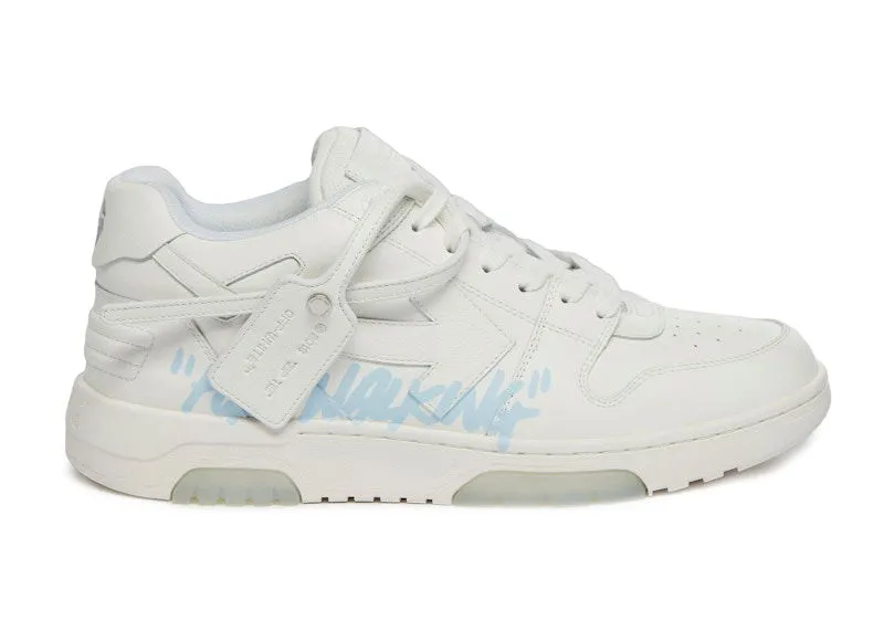 OFFWHITE OUT OF OFFICE "OOO" LOW TOPS FOR WALKING WHITE LIGHT BLUE 2021