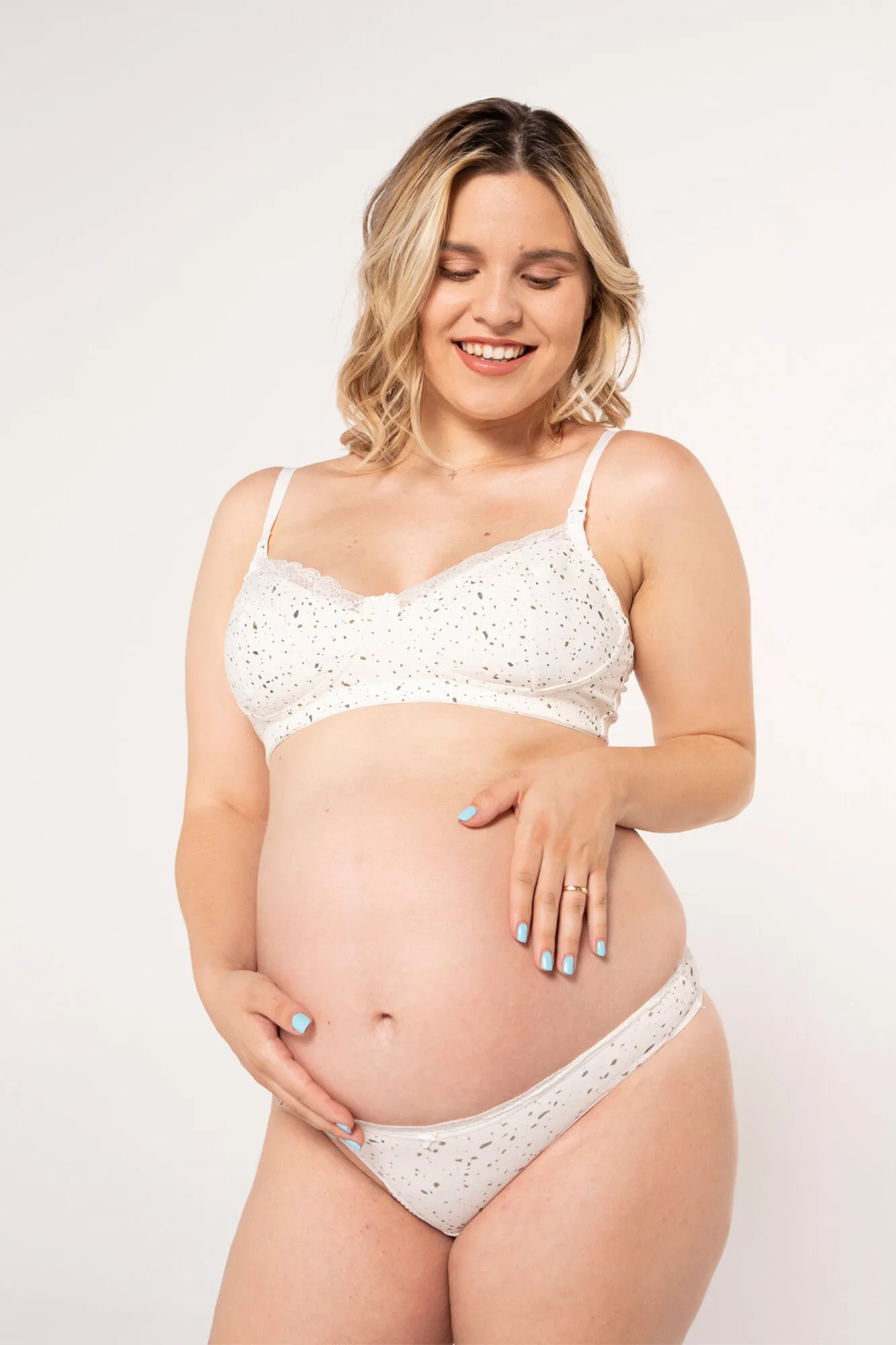 Ohma! Sujetador lactancia estampado mármol