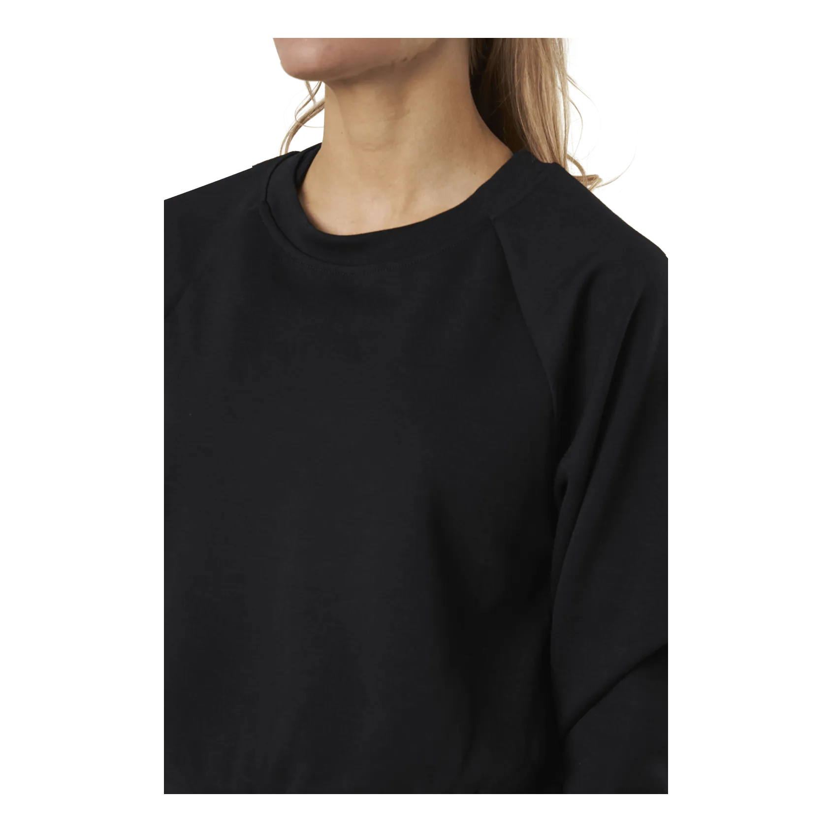 ONLY JOY L/S RAGLAN ONECK SWT BLACK