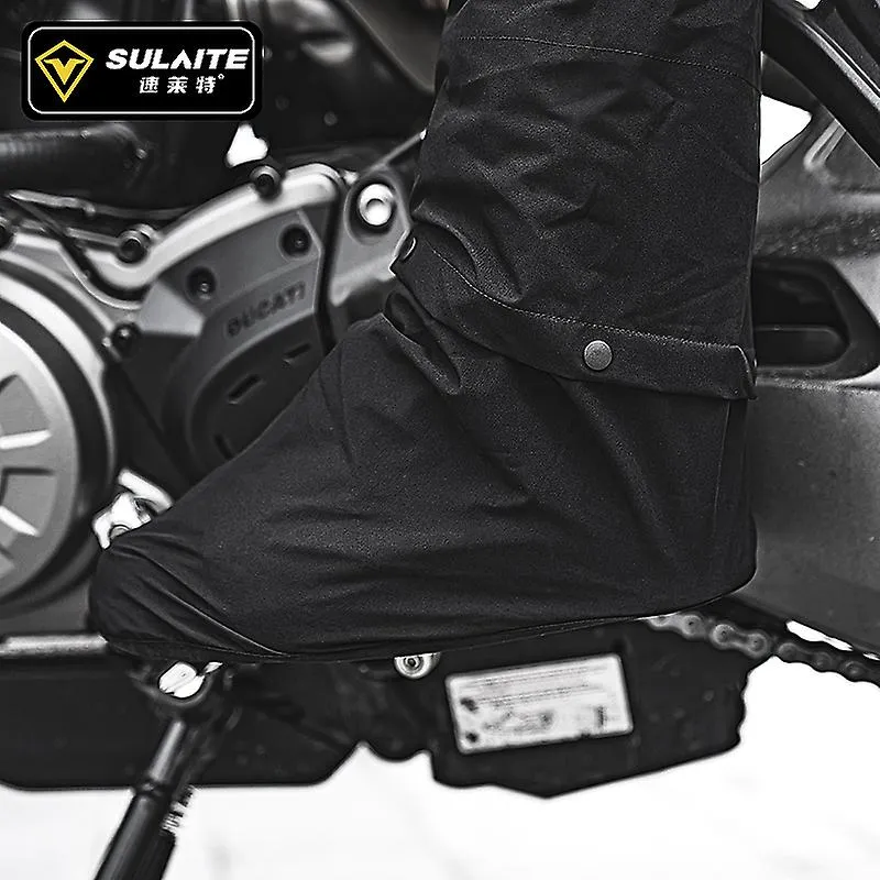 Otwoo Sulaite Motorcycle Raincoat Suit Men Outdoor Waterproof Rainwear Shoes Cover Ultrathin Rain Coat Cycling Fishing Climbing 