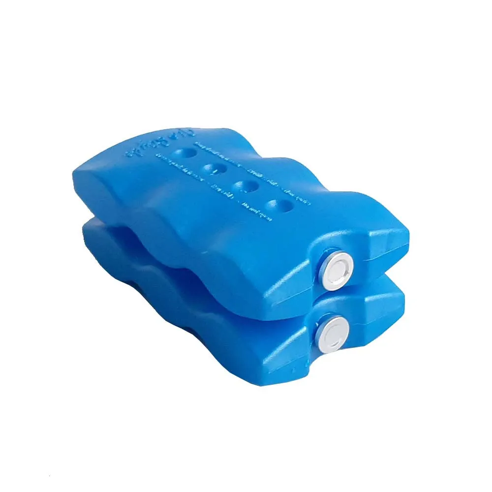 PACK 2 ACUMULADORES DE FRíO ROCKWEST 400 ML AZUL  BLOQUE HIELO NEVERA