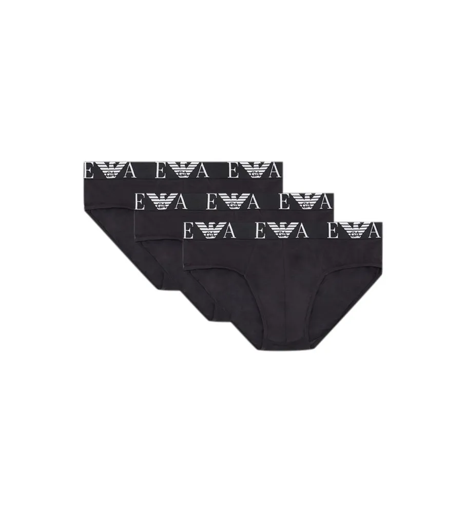 Pack 3 Slips Clásicos negro
