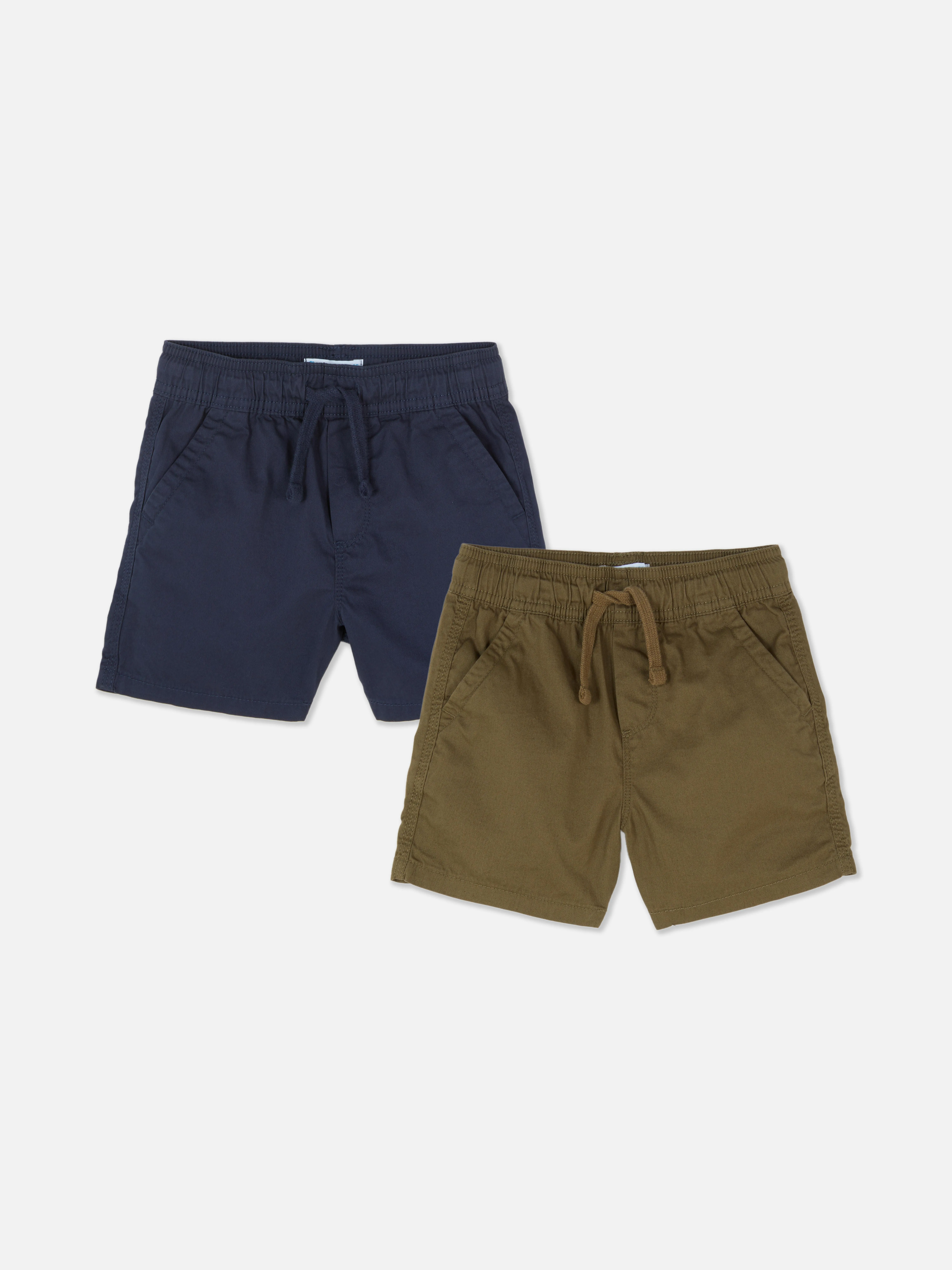 Pack de 2 pantalones cortos con cordón de ajuste