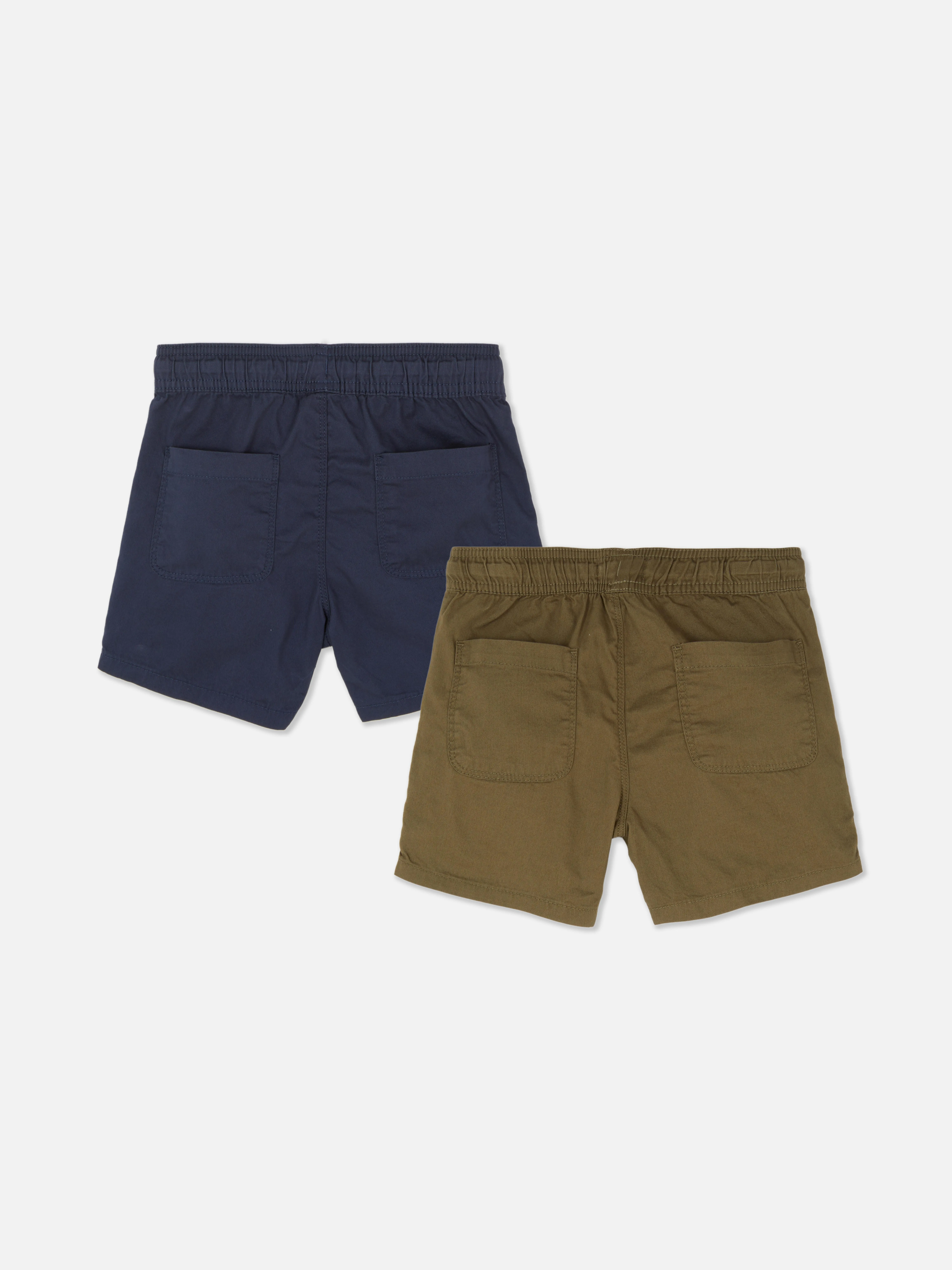 Pack de 2 pantalones cortos con cordón de ajuste