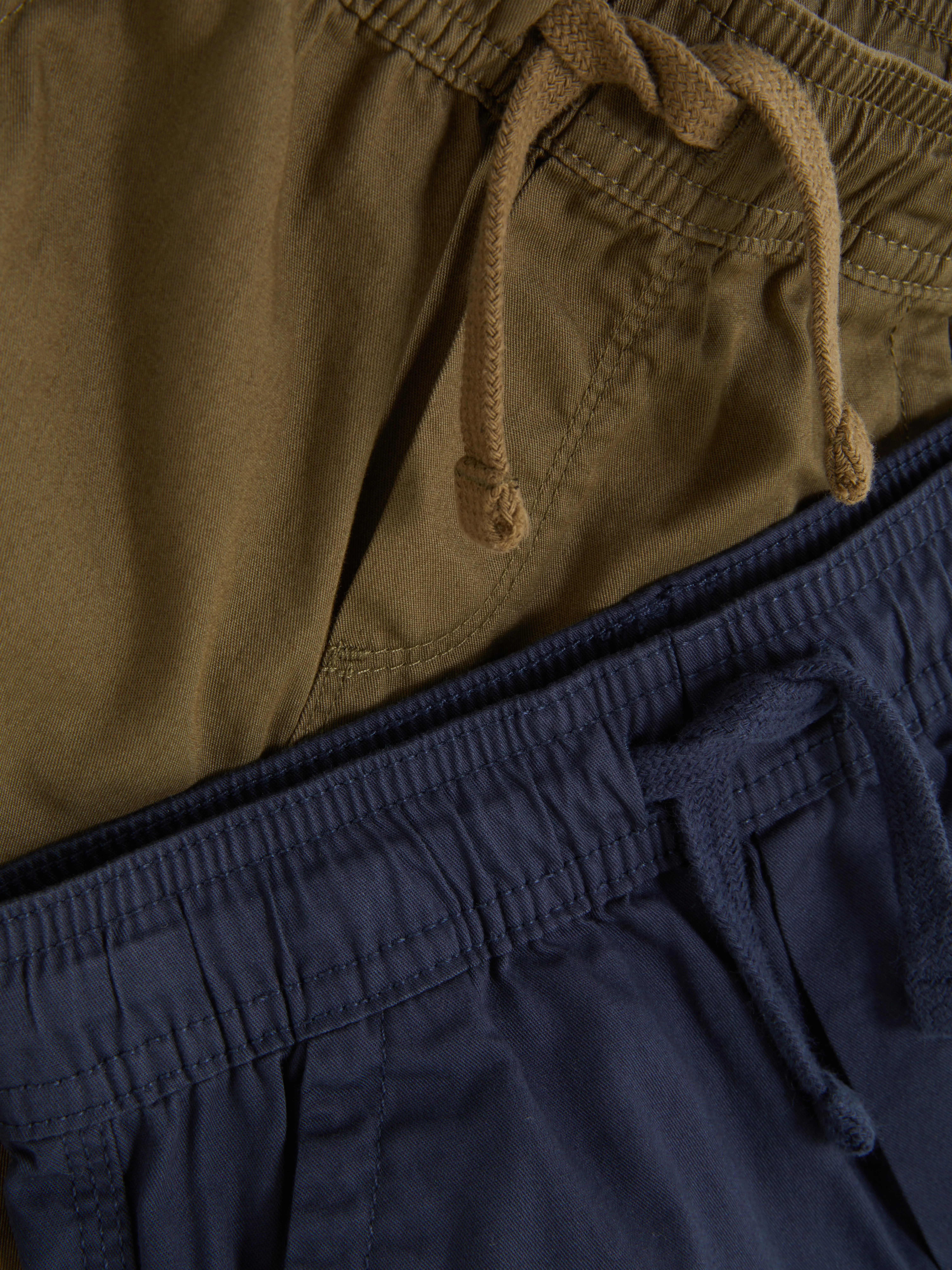 Pack de 2 pantalones cortos con cordón de ajuste
