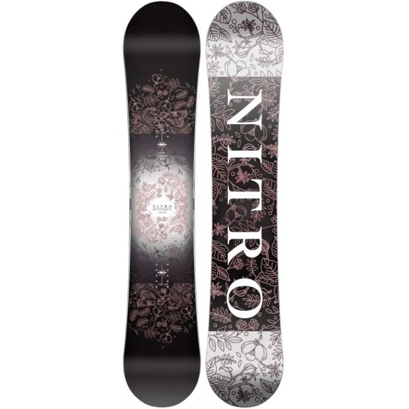 PACK DE SNOWBOARD NITRO MYSTIQUE (2023) + FIJACIONES  MUJER