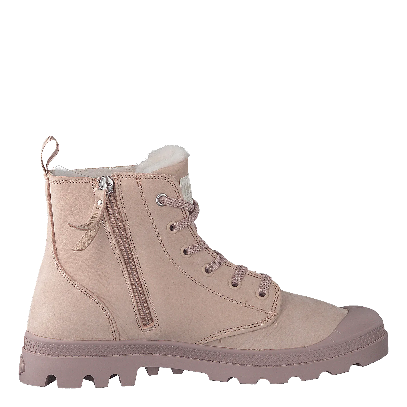 Palladium Pampa Hi Wool Zip Rose Dust