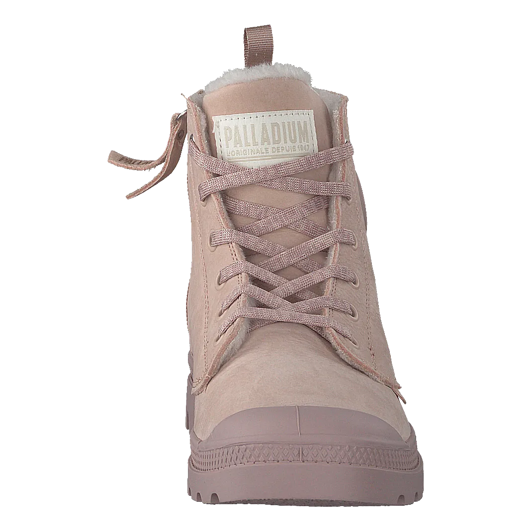 Palladium Pampa Hi Wool Zip Rose Dust