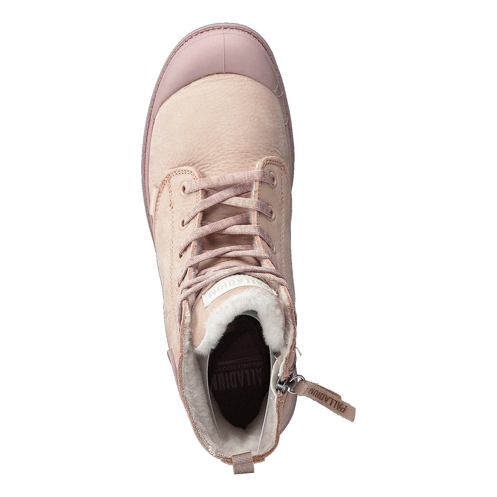 Palladium Pampa Hi Wool Zip Rose Dust