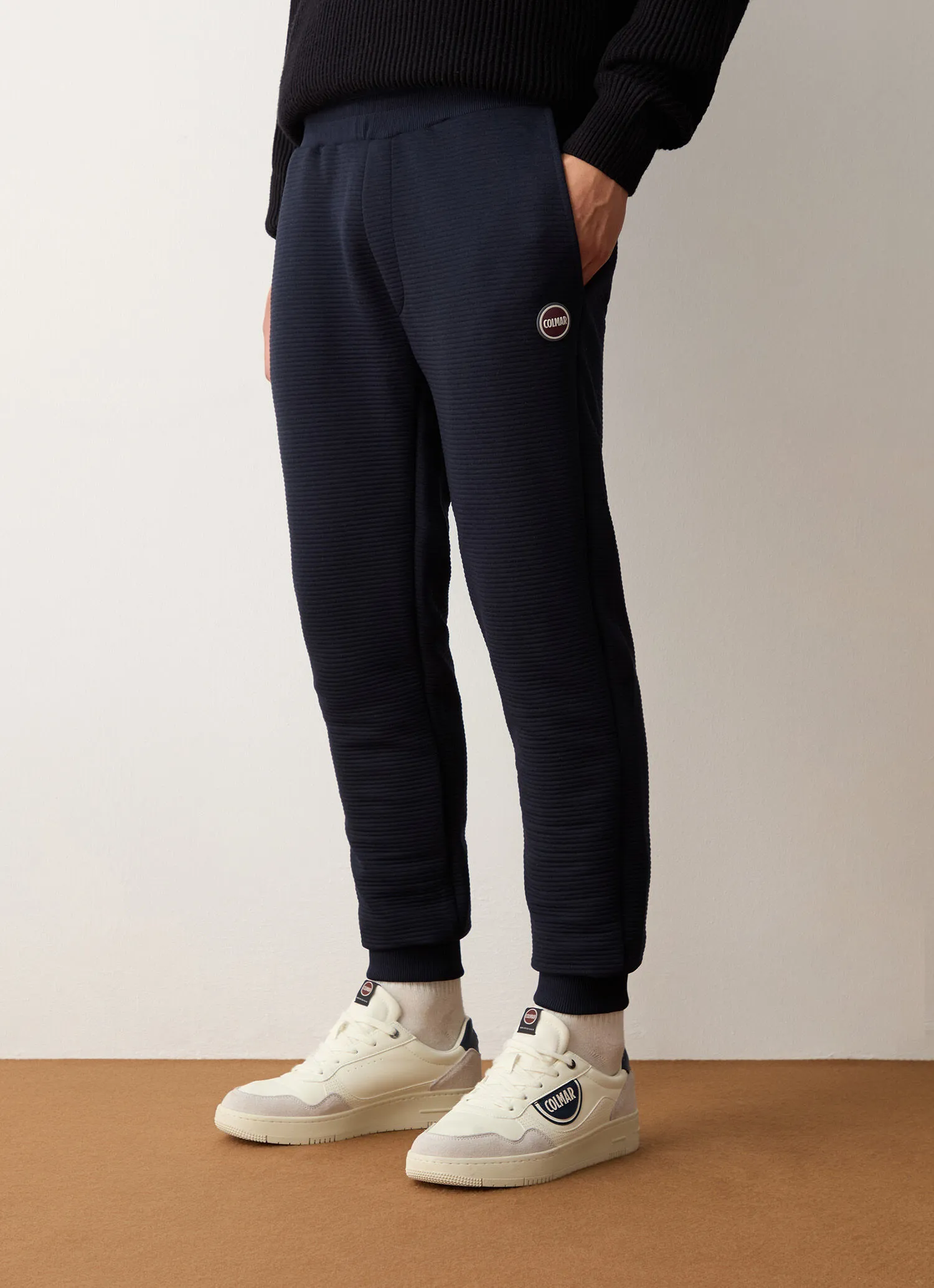 Pantalón de felpa otomán milrayas