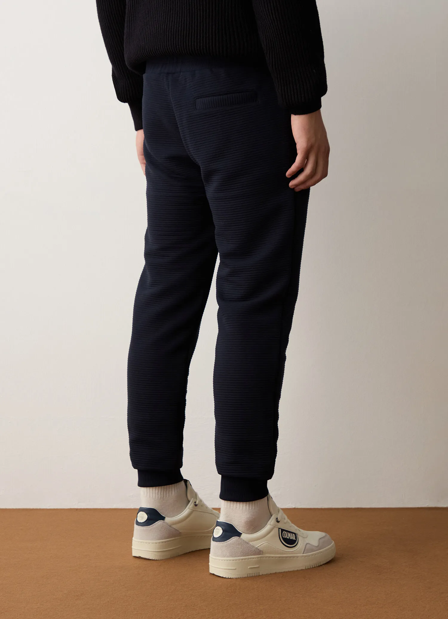 Pantalón de felpa otomán milrayas