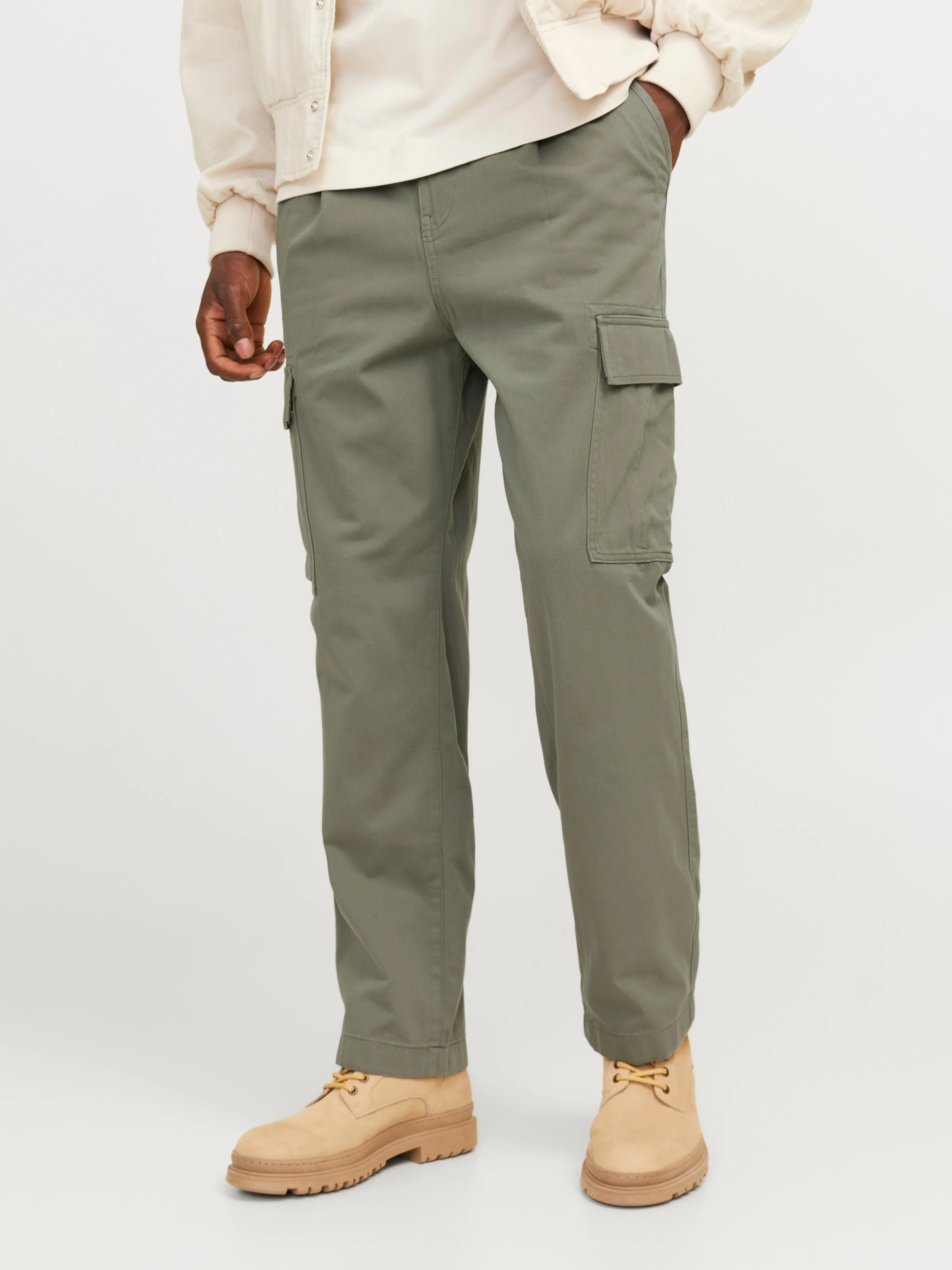Pantalones cargo Corte loose | Verde intermedio | Jack & Jones®