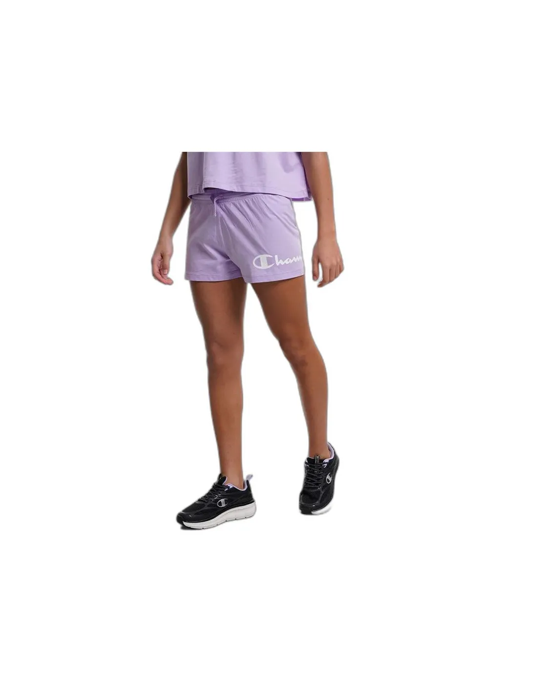 Pantalones Champion Shorts Lila Niña