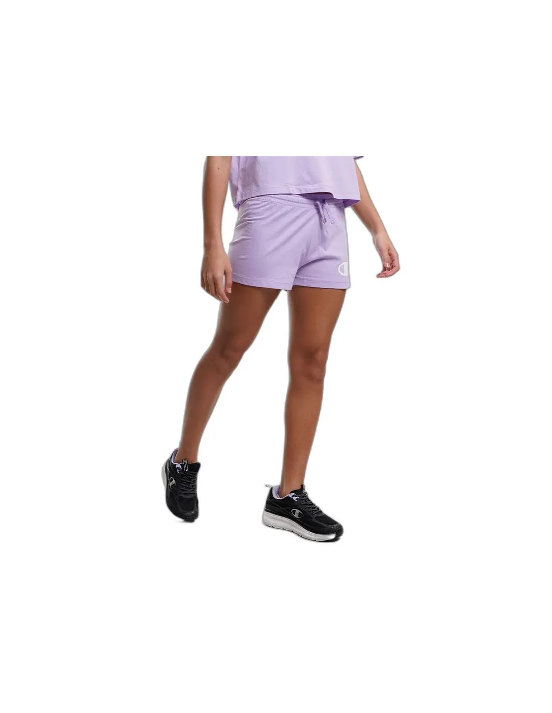 Pantalones Champion Shorts Lila Niña