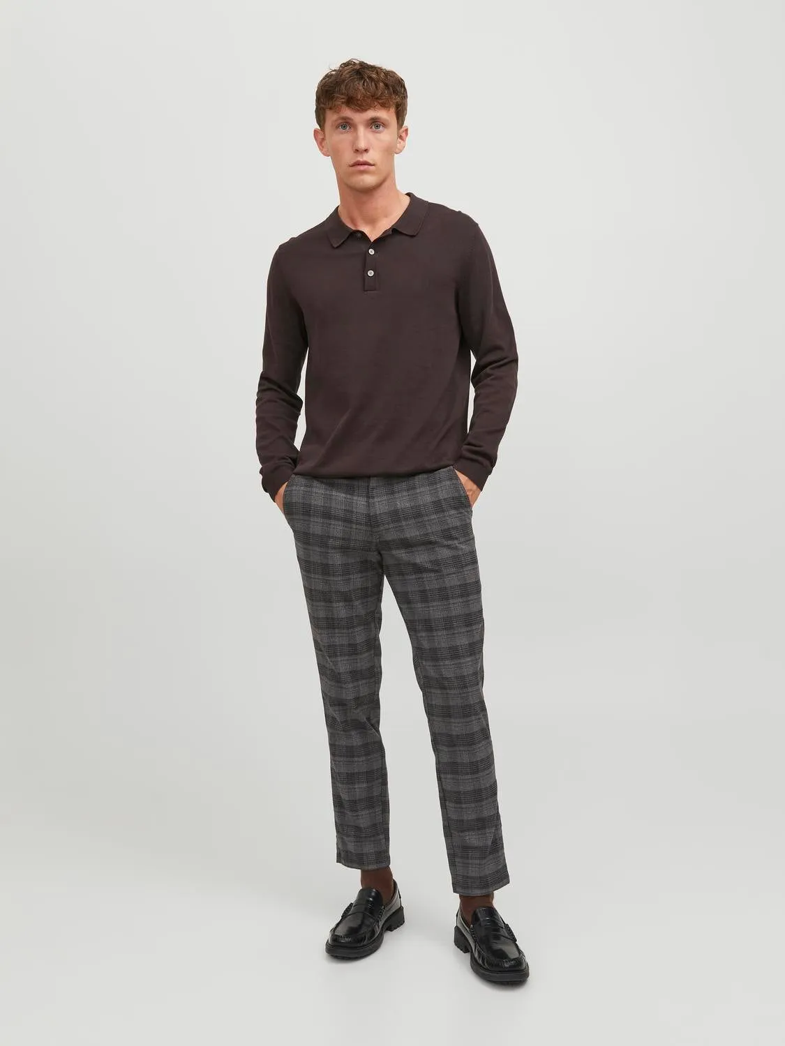 Pantalones chinos Corte regular | Gris intermedio | Jack & Jones®