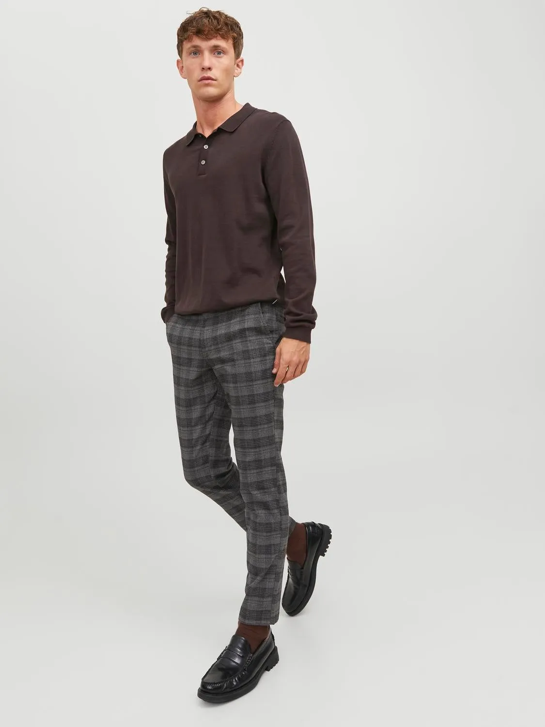 Pantalones chinos Corte regular | Gris intermedio | Jack & Jones®