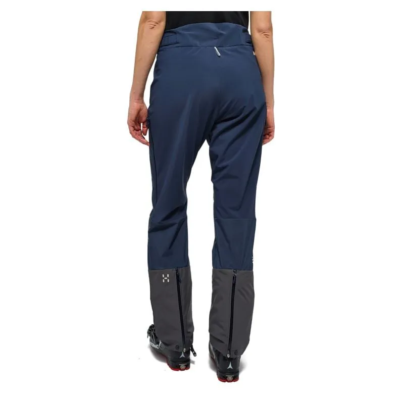 Pantalones de esquí de travesía para mujer Haglöfs L.I.M Hybrid Touring (tarn Blue)